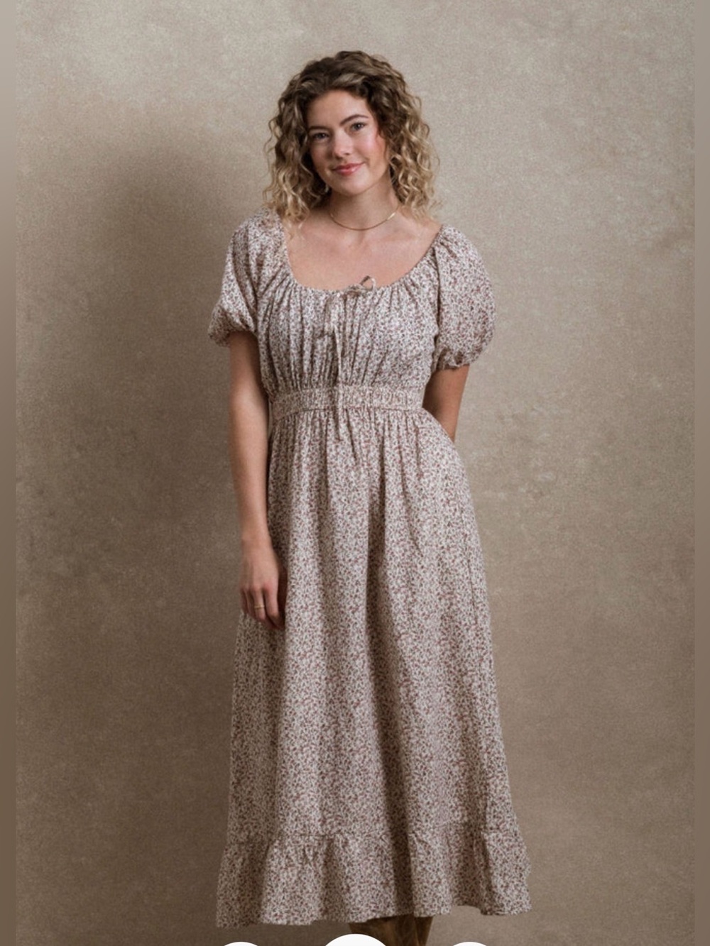 Neuflora Spring Hill Dress Rose Floral